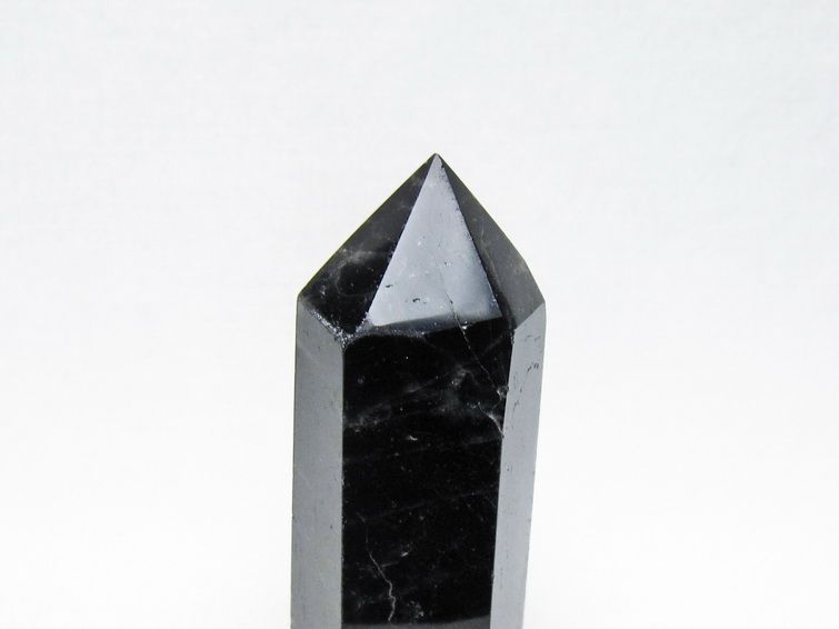 黒水晶 六角柱 モリオン ポイント 置物 一点物 142-11247
