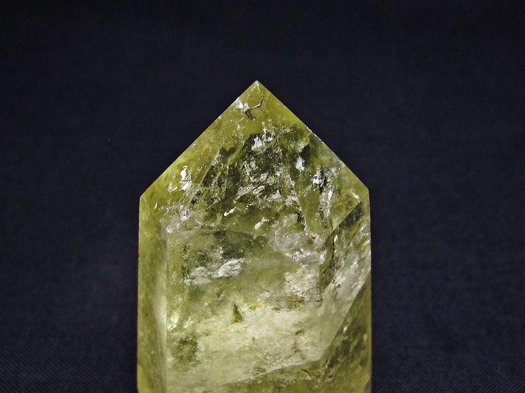 シトリンクォーツ 六角柱 虹入り 一点物 142-8762