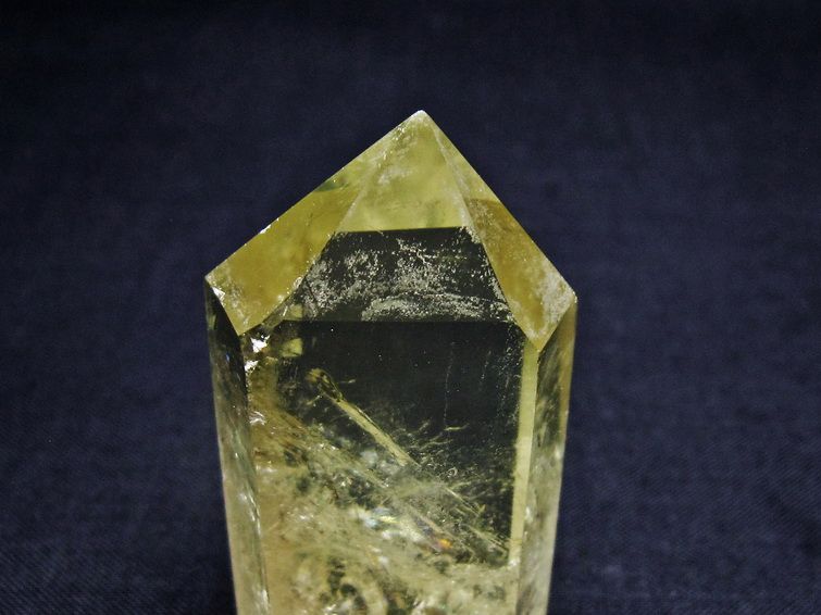 シトリンクォーツ 六角柱 虹入り 一点物 142-8769