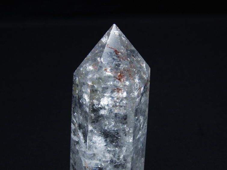 水晶 六角柱 ポイント 置物 一点物 142-9894