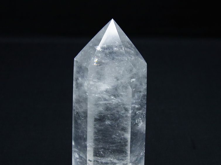 水晶 六角柱 ポイント 置物 一点物 142-9916