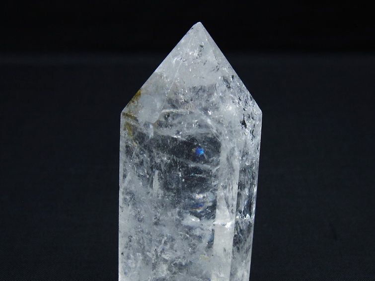 水晶 六角柱 ポイント 置物 一点物 142-9917