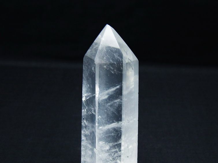 水晶 六角柱 ポイント 置物 一点物 142-9951