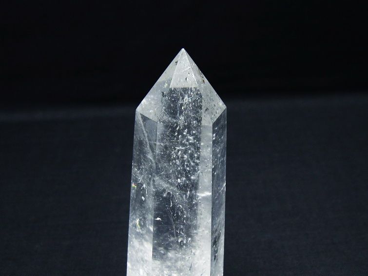 水晶 六角柱 ポイント 置物 一点物 142-9964