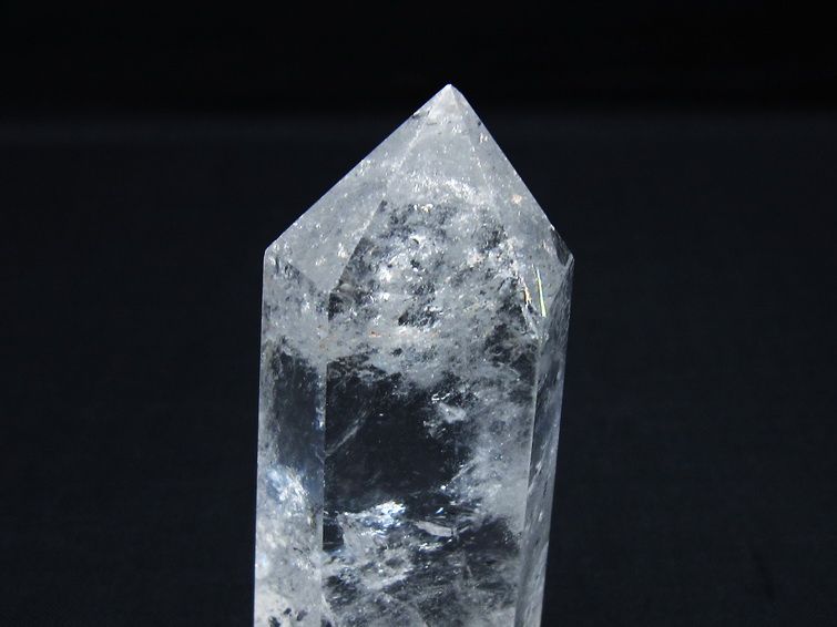 水晶 六角柱 ポイント 置物 一点物 142-9977