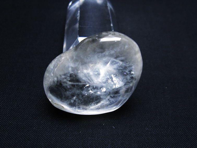 水晶 ハート 置物 一点物 145-1283