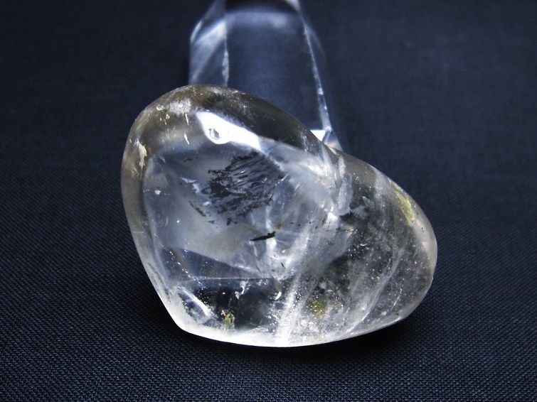 水晶 ハート 置物 一点物 145-1288