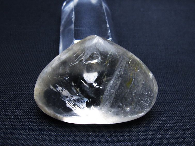 水晶 ハート 置物 一点物 145-1288