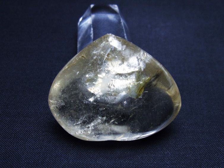 水晶 ハート 置物 一点物 145-1289