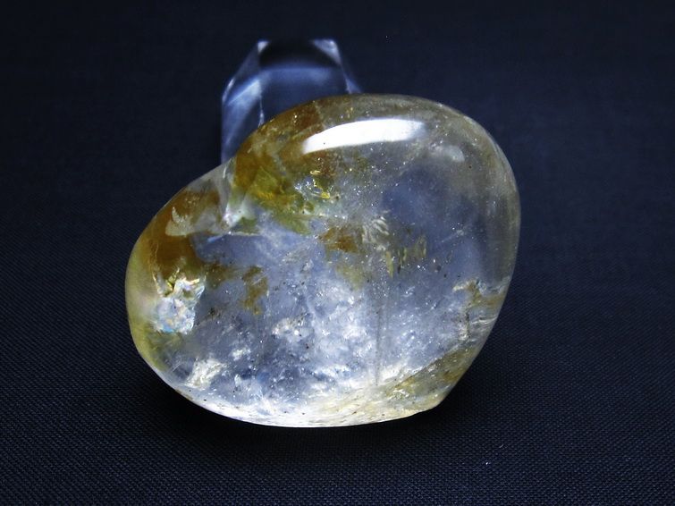 水晶 ハート 置物 一点物 145-1306