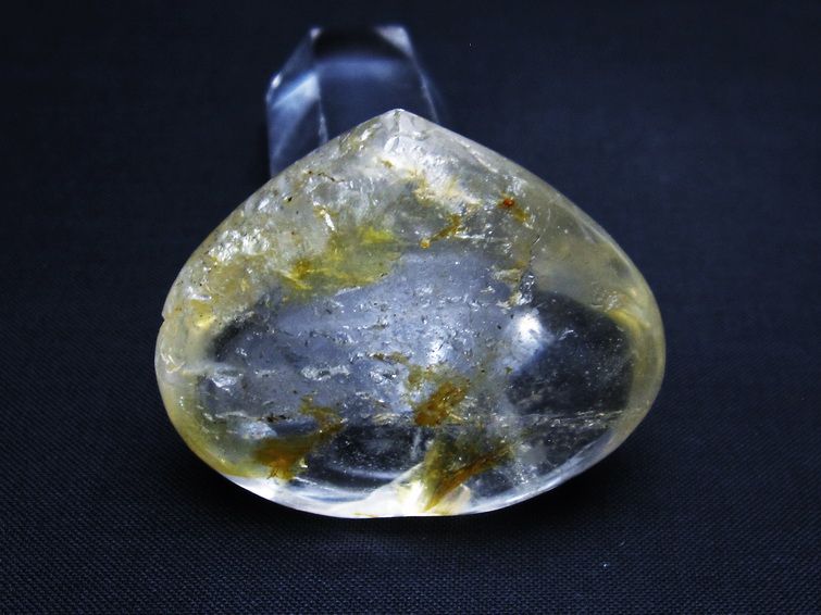 水晶 ハート 置物 一点物 145-1306
