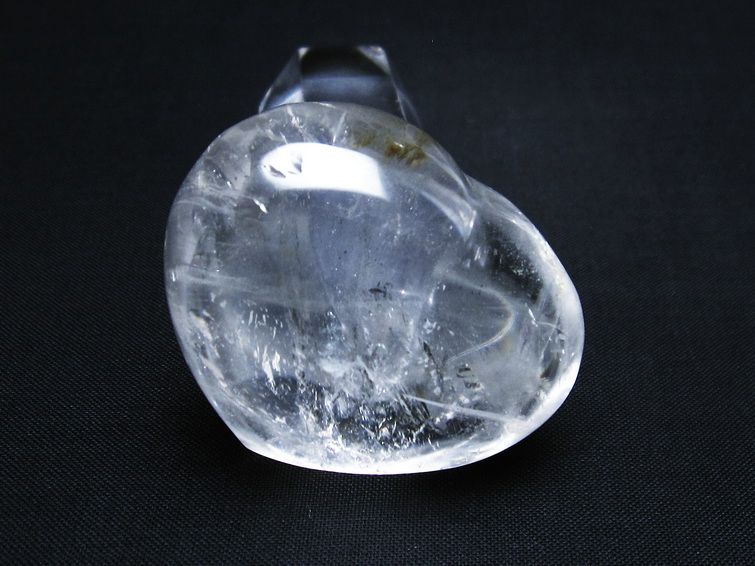 水晶 ハート 置物 一点物 145-1307