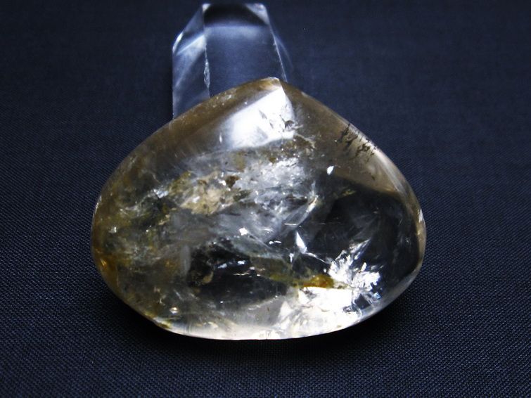 水晶 ハート 置物 一点物 145-1308