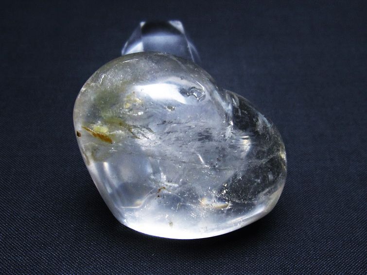 水晶 ハート 置物 一点物 145-1311