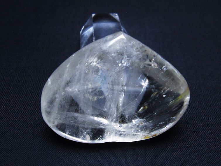 水晶 ハート 置物 一点物 145-1312