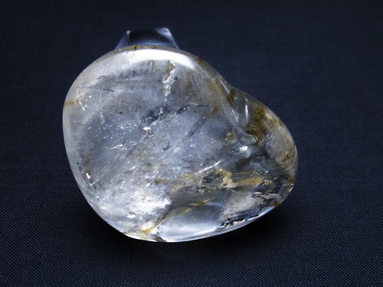 水晶 ハート 置物 虹入り 一点物 145-1316