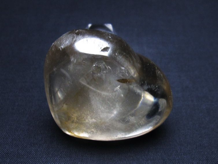 水晶 ハート 置物 一点物 145-1317