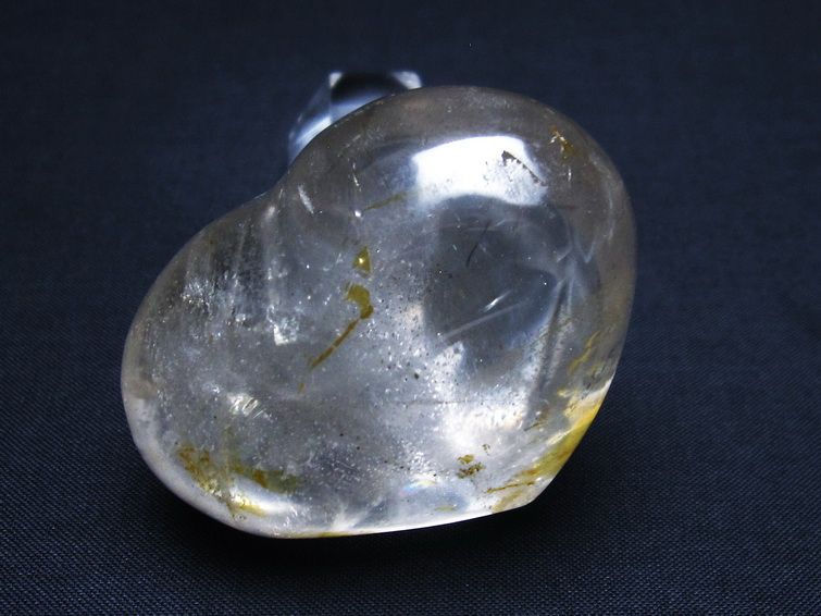 水晶 ハート 置物 一点物 145-1318