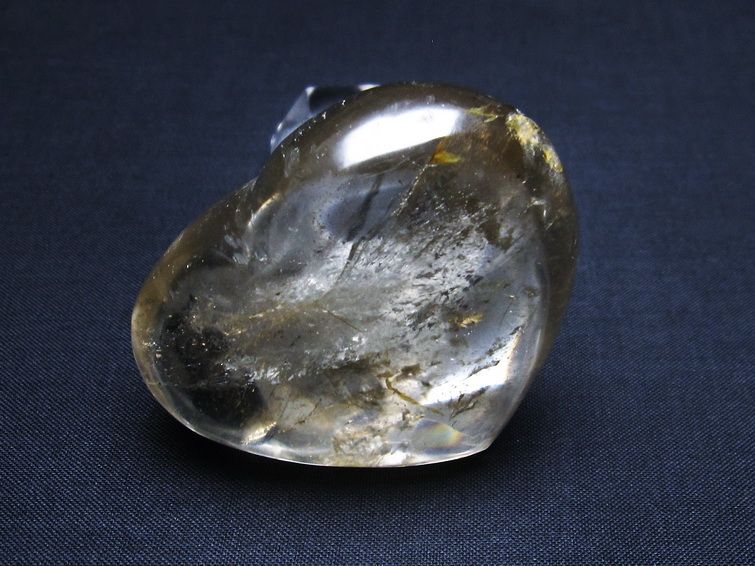 水晶 ハート 置物 一点物 145-1319
