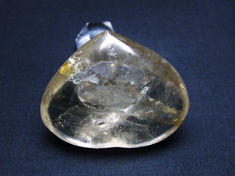 水晶 ハート 置物 一点物 145-1319