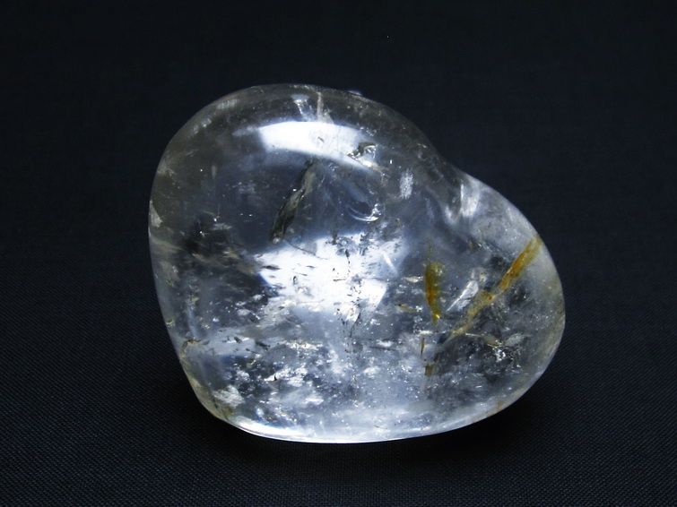 水晶 ハート 置物 一点物 145-1321