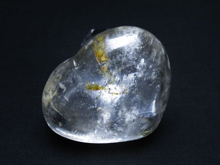 水晶 ハート 置物 一点物 145-1321