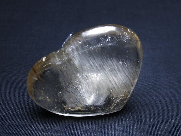 水晶 ハート 置物 一点物 145-1322