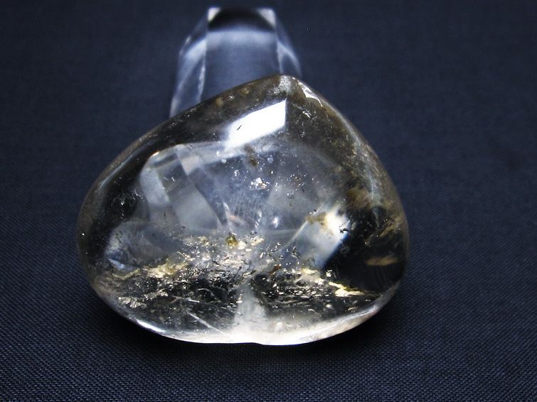 水晶 ハート 置物 一点物 145-1339