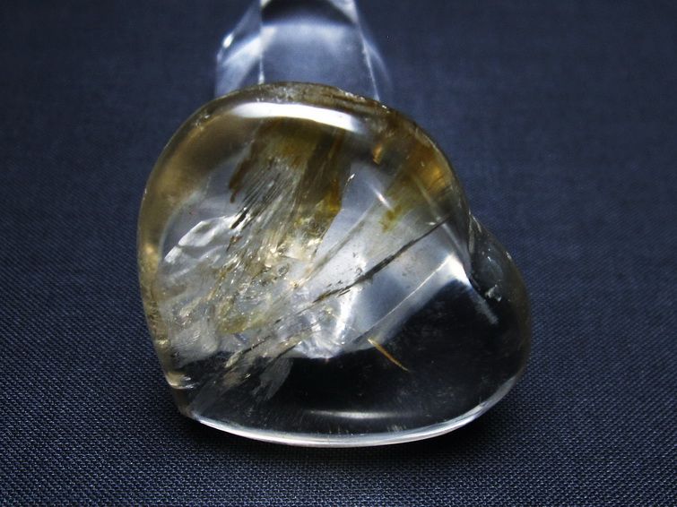 水晶 ハート 置物 一点物 145-1366