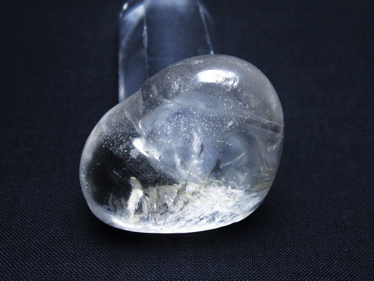 水晶 ハート 置物 一点物 145-1373
