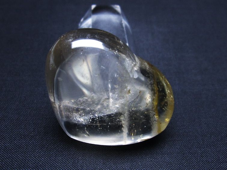 水晶 ハート 置物 一点物 145-1397