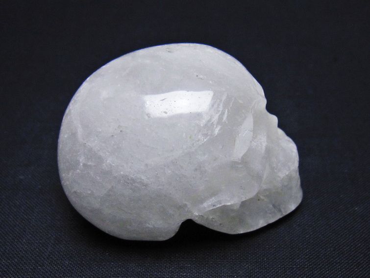 水晶 ドクロ スカル 置物 一点物 145-1748