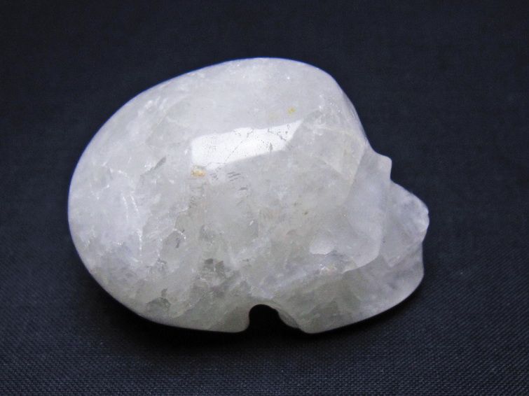 水晶 ドクロ スカル 置物 一点物 145-1750
