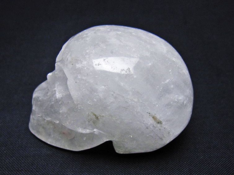 水晶 ドクロ スカル 置物 一点物 145-1768