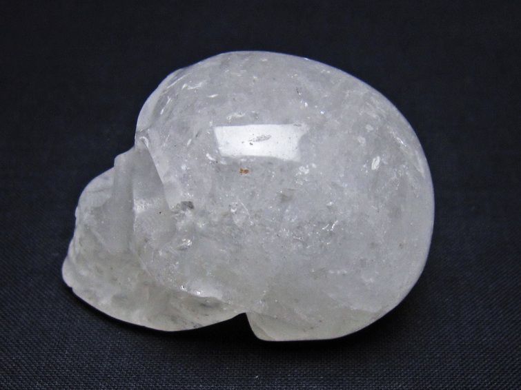 水晶 ドクロ スカル 置物 一点物 145-1800