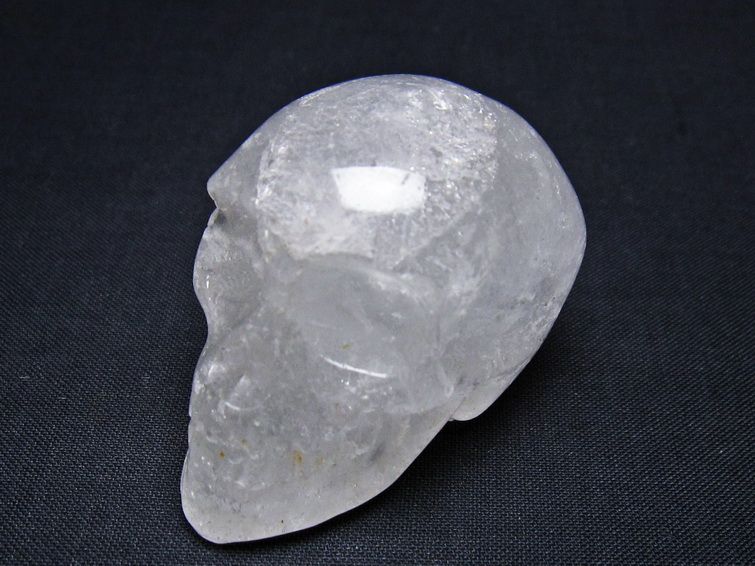水晶 置物 ドクロ スカル 一点物 145-1852