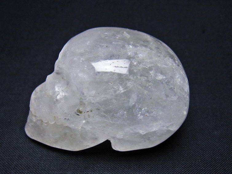 水晶 置物 ドクロ スカル 一点物 145-1872