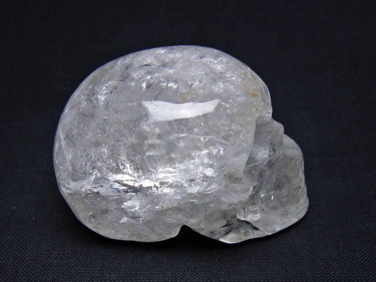 水晶 置物 ドクロ スカル 一点物 145-1873