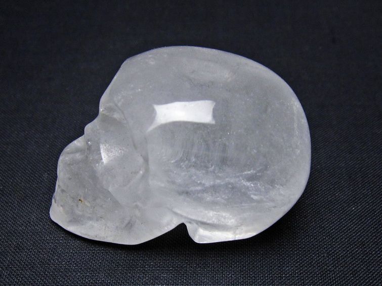 水晶 置物 ドクロ スカル 一点物 145-1876