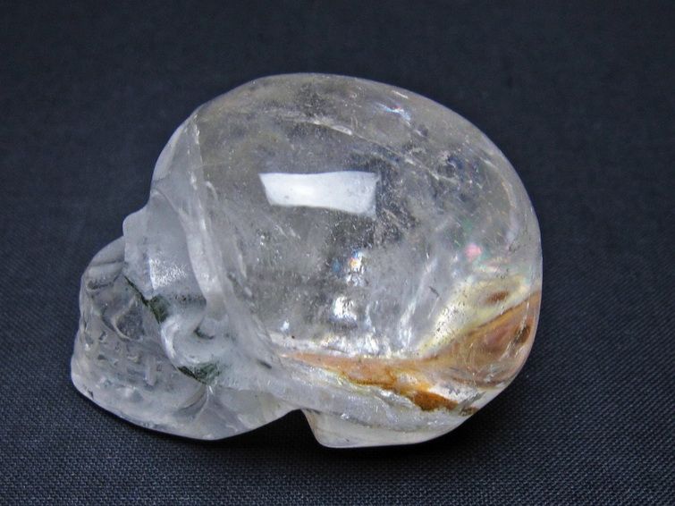 水晶 置物 ドクロ スカル 一点物 145-1881