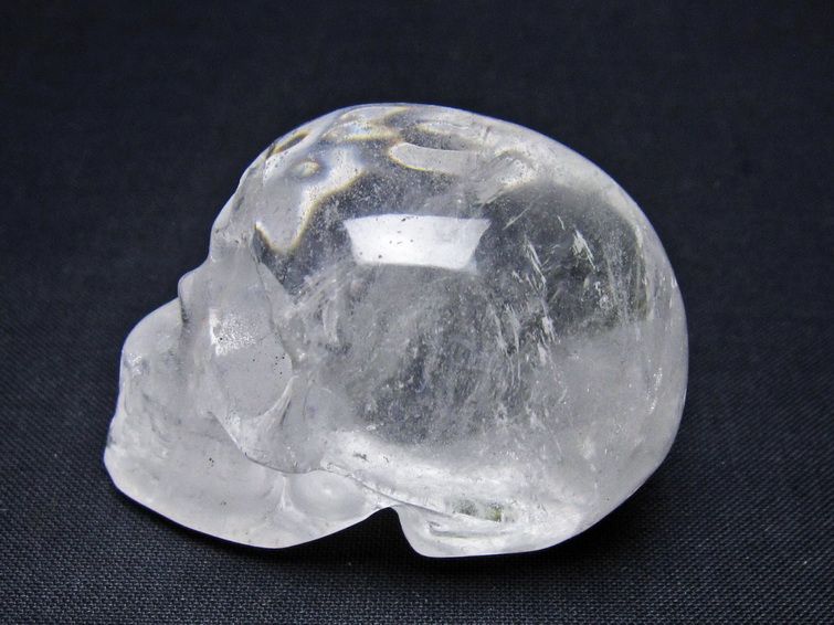 水晶 置物 ドクロ スカル 一点物 145-1883