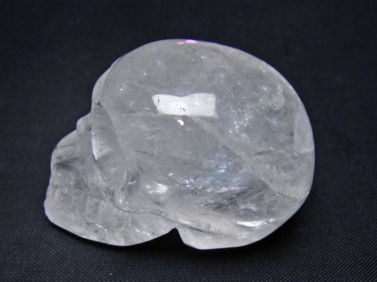 水晶 置物 ドクロ スカル 一点物 145-1887