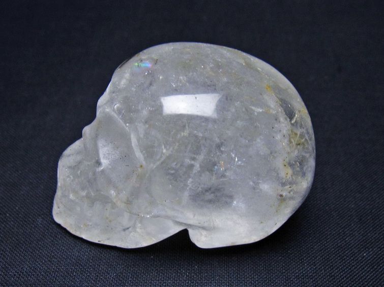 水晶 置物 ドクロ スカル 一点物 145-1891