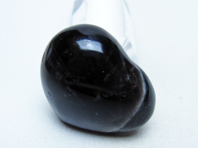 モリオン 置物 ハート 黒水晶 一点物 145-1899