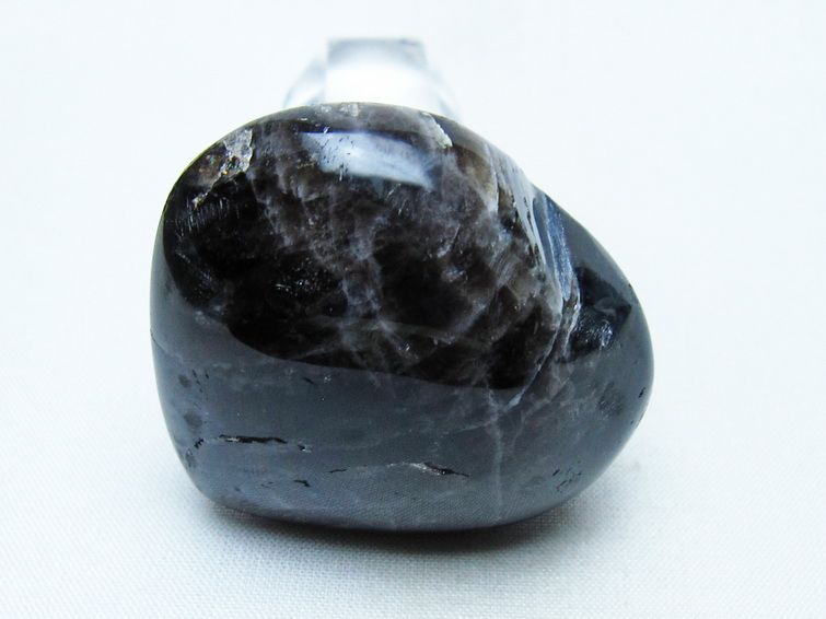 モリオン 置物 ハート 黒水晶 一点物 145-1920