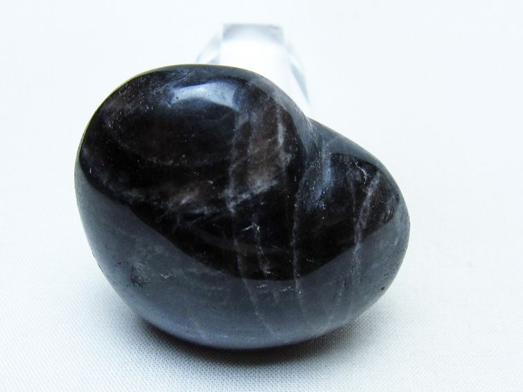 モリオン 置物 ハート 黒水晶 一点物 145-1925