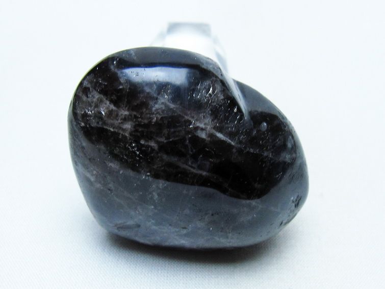 モリオン 置物 ハート 黒水晶 一点物 145-1926