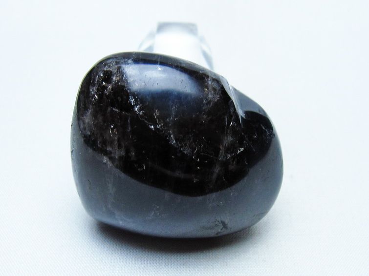 モリオン 置物 ハート 黒水晶 一点物 145-1931