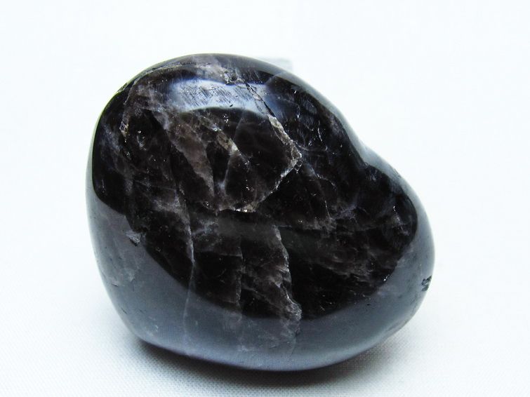 モリオン 置物 ハート 黒水晶 一点物 145-1937