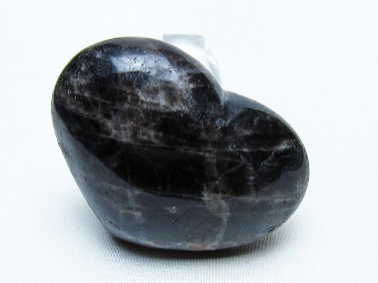 モリオン 置物 ハート 黒水晶 一点物 145-1939